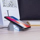 Беспроводное Зарядное Устройство Xoopar - Geo Dock (Серебристое С Синей Led-Подсветкой) - изображение 2