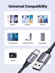 Кабель UGREEN US288 USB 2.0 to USB-C 18W QC3.0 3A 0.5m Black (60125) - зображення 3