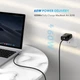 Кабель UGREEN US255 USB-C to USB-C 90˚ 60W QC4.0 PD3.0 3A 2m Black/Gray (50125) - зображення 5