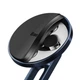 Магнитный держатель телефона в авто Baseus Hollow Magnetic Car Mount Vertical Type Blue (SULK-01) - изображение 4