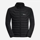 Куртка демисезонная с капюшоном мужская Jack Wolfskin Routeburn Pro Hybrid M 1710512-6000 S Черная (4064886023801) - изображение 5