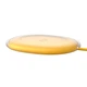 Беспроводное зарядное устройство Baseus Jelly Qi 15W для наушников и телефона + кабель USB Yellow (WXGD-0Y) - изображение 3
