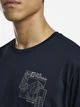 Футболка спортивная длинная мужская Jack Wolfskin Vonnan Graphic T M A62314-T0242 S Синяя (4064886426060) - изображение 4