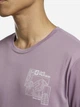 Футболка спортивная длинная мужская Jack Wolfskin Vonnan Graphic T M A62314-T0254 2XL Фиолетовая (4064886425230) - изображение 4