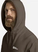 Худи мужское Jack Wolfskin Essential Hoodie M A63872-5719 L Коричневое (4064886454049) - изображение 4