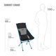 Крісло Helinox Sunset Chair R2 Black (1053-11101R2) - зображення 8