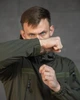 Тактический костюм софтшелл Bandit Олива водонепроницаемый с манжетами на резинках и липучками под шевроны XXL - изображение 7