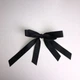 Бант для волосся на заколці шпилька Honey Fashion Accessories чорний (12-299) - зображення 3