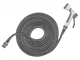 Растягивающийся шланг (комплект) Bradas TWIST HOSE 9-18 м BOX серый (WTW918GY) - изображение 1