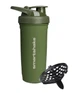 Шейкер спортивный SmartShake металлический Reforce Stainless Steel 30oz/900 мл Army Green (11153001) - изображение 2
