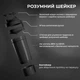 Шейкер спортивный SmartShake Original2GO One 800 мл Army Green (10581002) - изображение 3