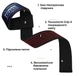Лямки для тяги Power System PS-3430 XTR-Grip Straps Black/Red (PS-3430_Black-Red) - изображение 3