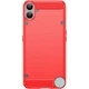 Силіконовий (TPU) чохол UniCase Carbon для Nothing CMF Phone 1 - Red - зображення 2