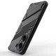 Защитный чехол с подставкой Deexe Bibercas для Xiaomi Poco X7 Pro - Black - изображение 3