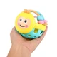 Детская круглая погремушка мяч Sonrisa игрушка - шар для развития мелкой моторики и осязания у ребенка, разноцветный (100708363) - изображение 5