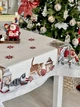 Скатертина гобеленова новорічна "Holiday kittens" (срібний люрекс) 137x350 (SURI-350) - зображення 6