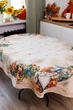 Скатертина гобеленова Гарбузові гноми овал (золотий люрекс) 135x180 (036337) - зображення 4