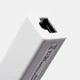 Зовнішня мережна карта Digital USB Type-C/RJ45 адаптер LAN Білий (1000-910-01) - зображення 2