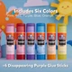 Клей - олівець Elmer's Color 'n Glitz Glue Sticks, Purple School Glue 12 шт (2197116) - зображення 2