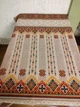 Скатертина з льону з принтом в українському стилі 150x180 см Коричневий (Р7-am-skatert-N-002) - зображення 1