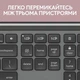 Клавіатура бездротова Logitech Signature Slim K950 US Graphite USB (920-012465) ( Сірий ) - зображення 3