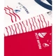 Набор хлопковых боди Petit Bateau с длинными рукавами белый с красным 3 шт (18м/81 см) - изображение 3