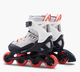 Детские Раздвижные Ролики OXELO EU 32/35 FIT3 Серо-Оранжевый - изображение 4
