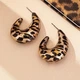 Женские серьги Стильная бижутерия jewelry Леопардовый - изображение 3