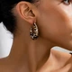 Женские серьги Стильная бижутерия jewelry Леопардовый - изображение 2