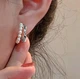 Жіночі сережки біжутерія Жанета jewelry Сріблястий - зображення 4