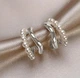 Жіночі сережки біжутерія Жанета jewelry Сріблястий - зображення 6