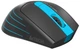 Комп'ютерна миша A4tech Fstyler FG30 2000dpi, USB, Wireless, Black/Blue - зображення 3