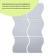 Зеркальный декор акриловый самоклеющийся серебро 6шт Sticker Wall 120х80 мм (SW-00002509) - изображение 2
