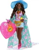 Кукла Barbie with Beach-Themed Travel Clothes & Accessories - Барби с одеждой и аксессуарами для путешествий на пляж (HPB14) - Игровой набор Mattel - изображение 2