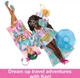 Кукла Barbie with Beach-Themed Travel Clothes & Accessories - Барби с одеждой и аксессуарами для путешествий на пляж (HPB14) - Игровой набор Mattel - изображение 3
