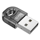 Адаптер переходник Hoco UA28 USB to Bluetooth 5.1 transparent black - изображение 3