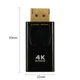 Адаптер DP M to HDMI F, 4K 60Hz, 2K 144Hz, 50x22mm, black - зображення 2
