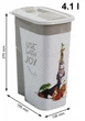 Контейнер для хранения сухого корма (Животные) Rotho FLO 4.1L 40024 - изображение 2
