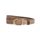 Ремень Coach Harness Buckle Cut To Size Reversible Belt коричневый с золотом - изображение 1