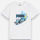 Дитяча футболка для хлопчика Puma x Hot Wheels Graphic Tee 63006902 122 см Біла (4067983567933) - зображення 1