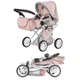 Кукольная коляска Carrello Unico 9346 Pink - изображение 3