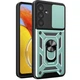 Чохол Fiji Camera Defence для Samsung Galaxy S24 Plus (S926) бампер із захистом камери та підставкою Green - зображення 1