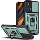 Чохол Fiji Camera Defence для Xiaomi Poco X4 GT бампер із захистом камери та підставкою Green - зображення 1