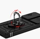 Чехол Fiji Camera Defence для Realme GT 7T / GT 7 бампер с защитой камеры и подставкой Black - изображение 2