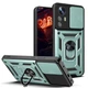Чехол Fiji Camera Defence для Xiaomi 12 Lite бампер с защитой камеры и подставкой Green - изображение 1