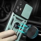 Чехол Fiji Camera Defence для Xiaomi 12 Lite бампер с защитой камеры и подставкой Green - изображение 5