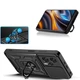 Чохол Fiji Camera Defence для Xiaomi Poco X4 GT бампер із захистом камери та підставкою Black - зображення 5