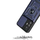 Чехол Fiji Camera Defence для Xiaomi 12 Lite бампер с защитой камеры и подставкой Dark Blue - изображение 2