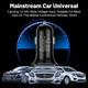 Зарядний пристрій від прикурювача з вольтметром 12 - 24 вольт на 4 USB QC 3.0 Quick Charge + Super 65 - 120W - зображення 2