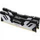 Модуль пам'яті для комп'ютера DDR5 96GB (2x48GB) 6400 MHz Renegade Silver XMP Kingston Fury (ex.Hype - изображение 2